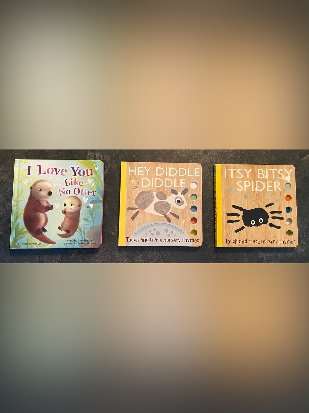 Three baby board books